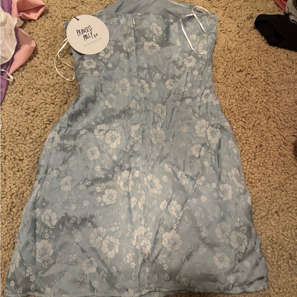 NWT Princess Polly Light Blue Floral Mini Dress SIZE 2 and 4 - Picture 3 of 5